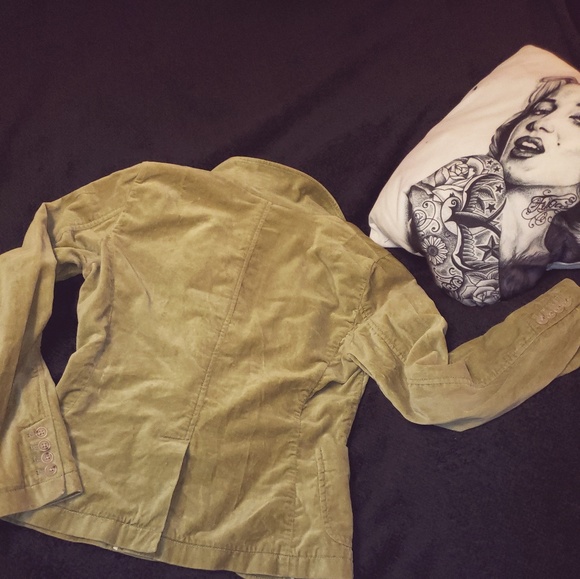 JCrew Lime Velvet Blazer - Picture 1 of 5